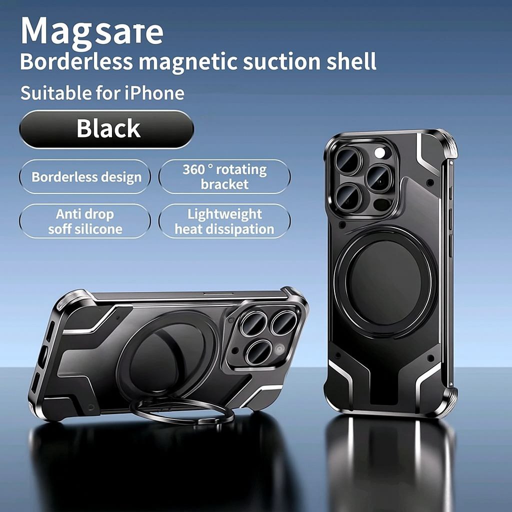 Magnetic Armor Case โ For iPhone 16 Pro / Max๐ก๏ธ