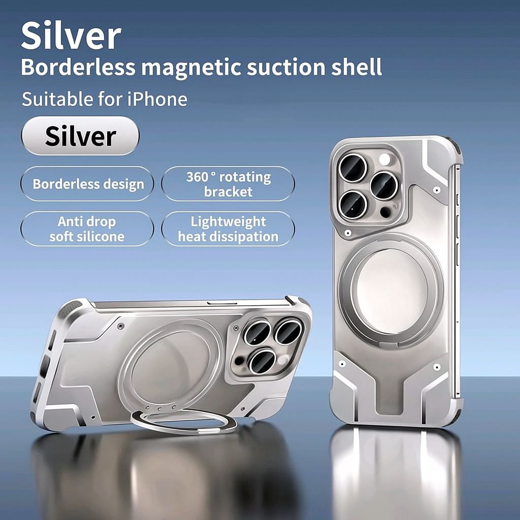 Magnetic Armor Case โ For iPhone 16 Pro / Max๐ก๏ธ