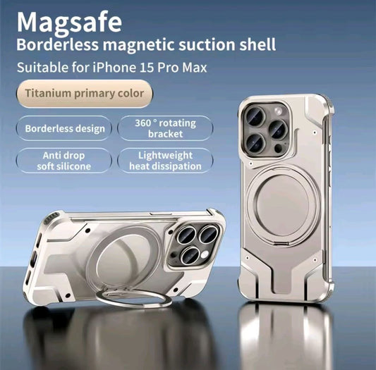 Magnetic Armor Case – For iPhone 15 Pro / Max🛡️