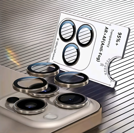 Premium AR+AF Anti-Fog Camera Lens Protector for iPhone (All Models & Colors)